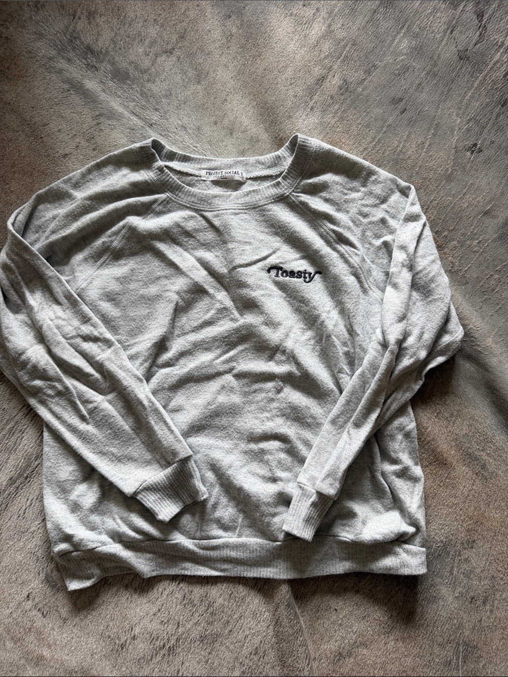 Project Social T Light Gray 'Toasty' Sweatshirt